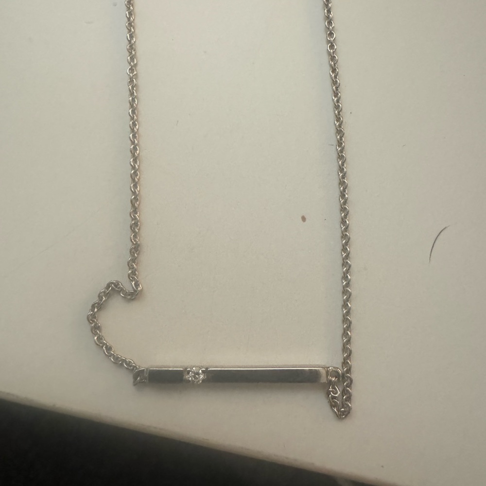 Brilliant Earth diamond necklace